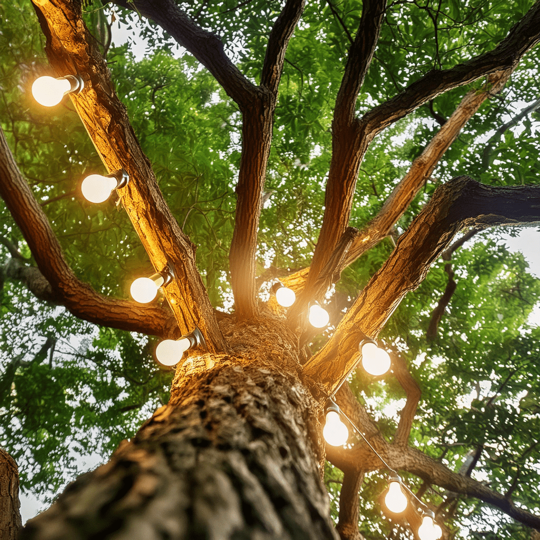 Azur Connectable Outdoor Fixed Cable with 15 LED bulbs per 10m - The Outside Lighting Specialists