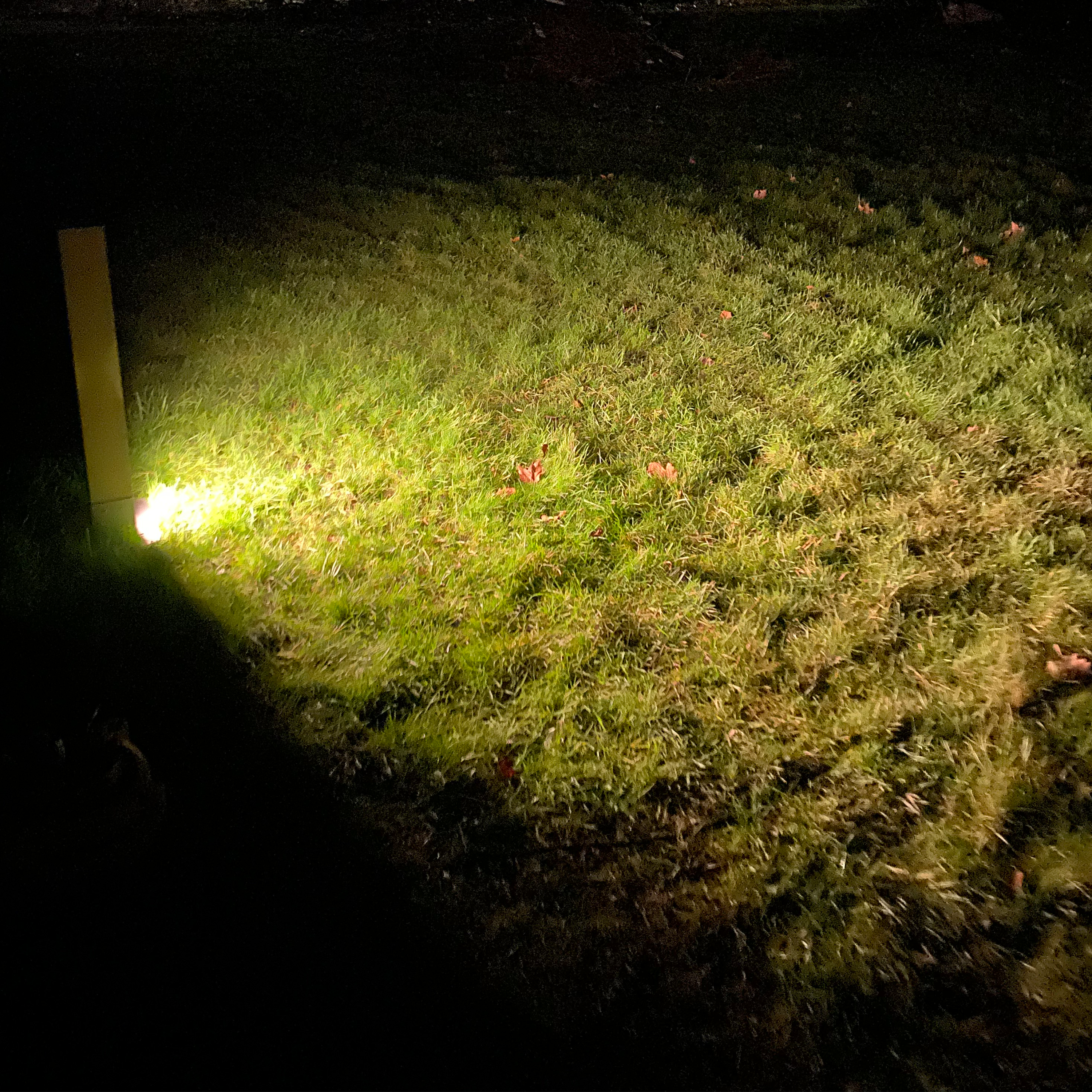 Solid Oak linear Bollard light - The Outside Lighting Specialists