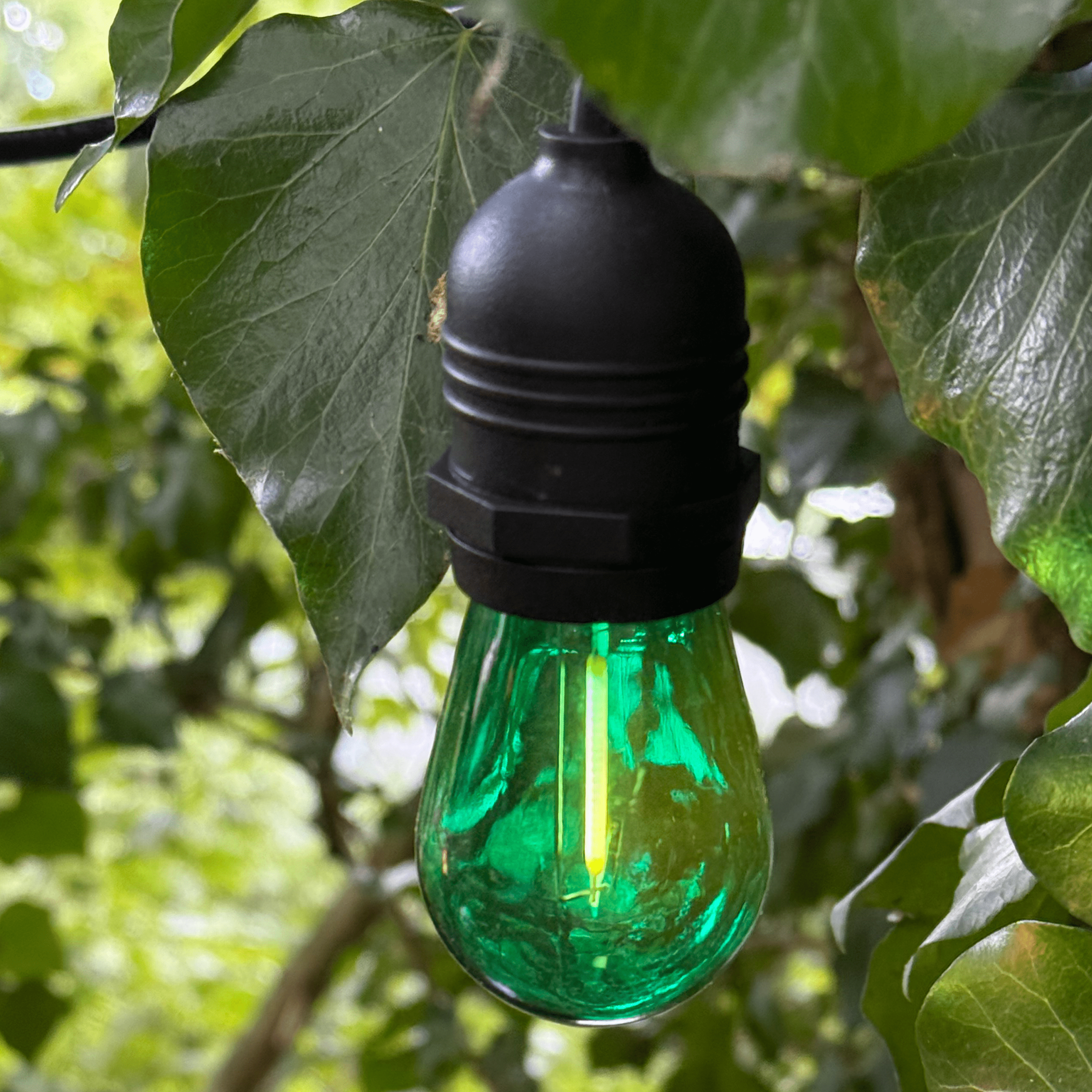 Marino Connectable Festoon Cable  with Coloured LED bulbs - The Outside Lighting Specialists