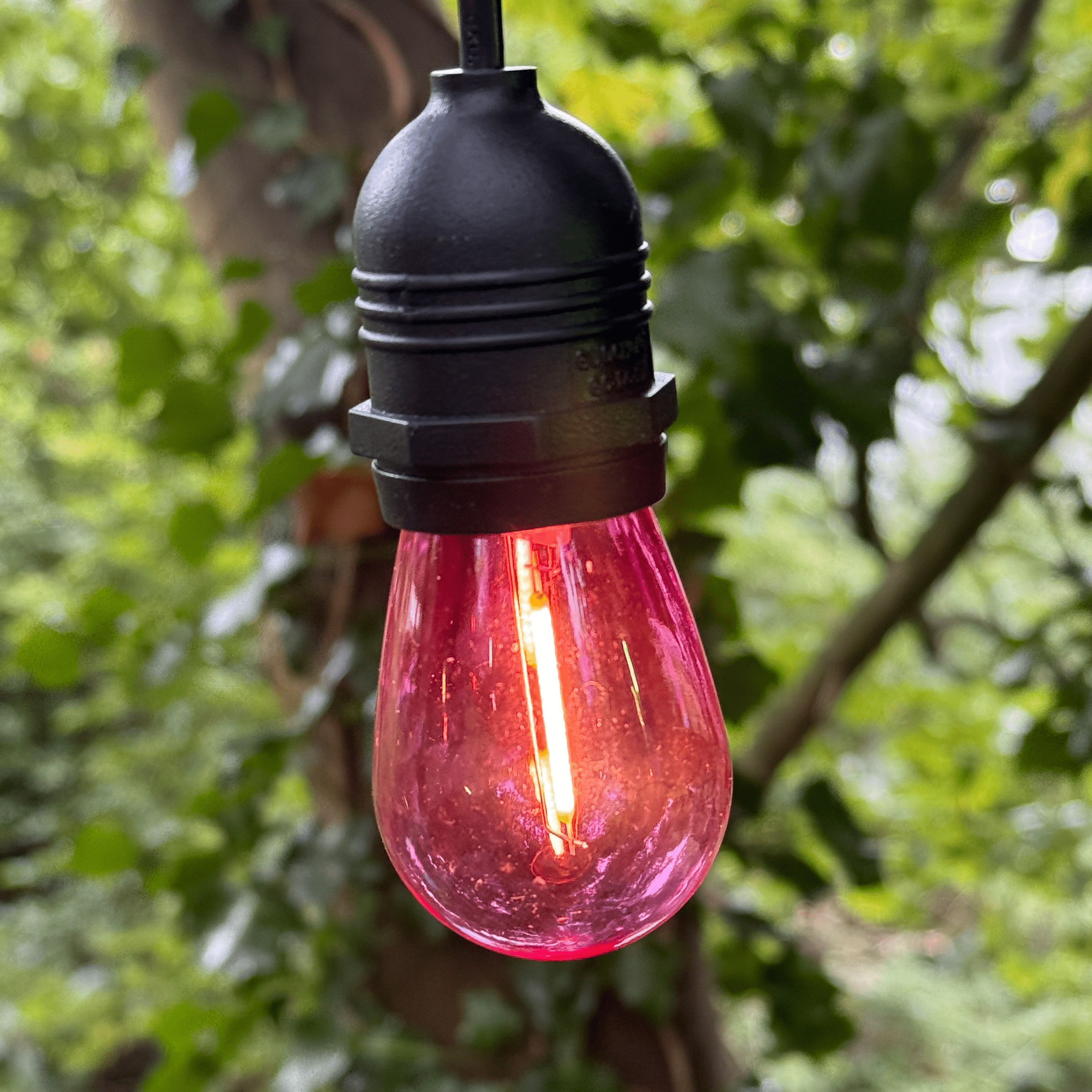 Marino Connectable Festoon Cable  with Coloured LED bulbs - The Outside Lighting Specialists