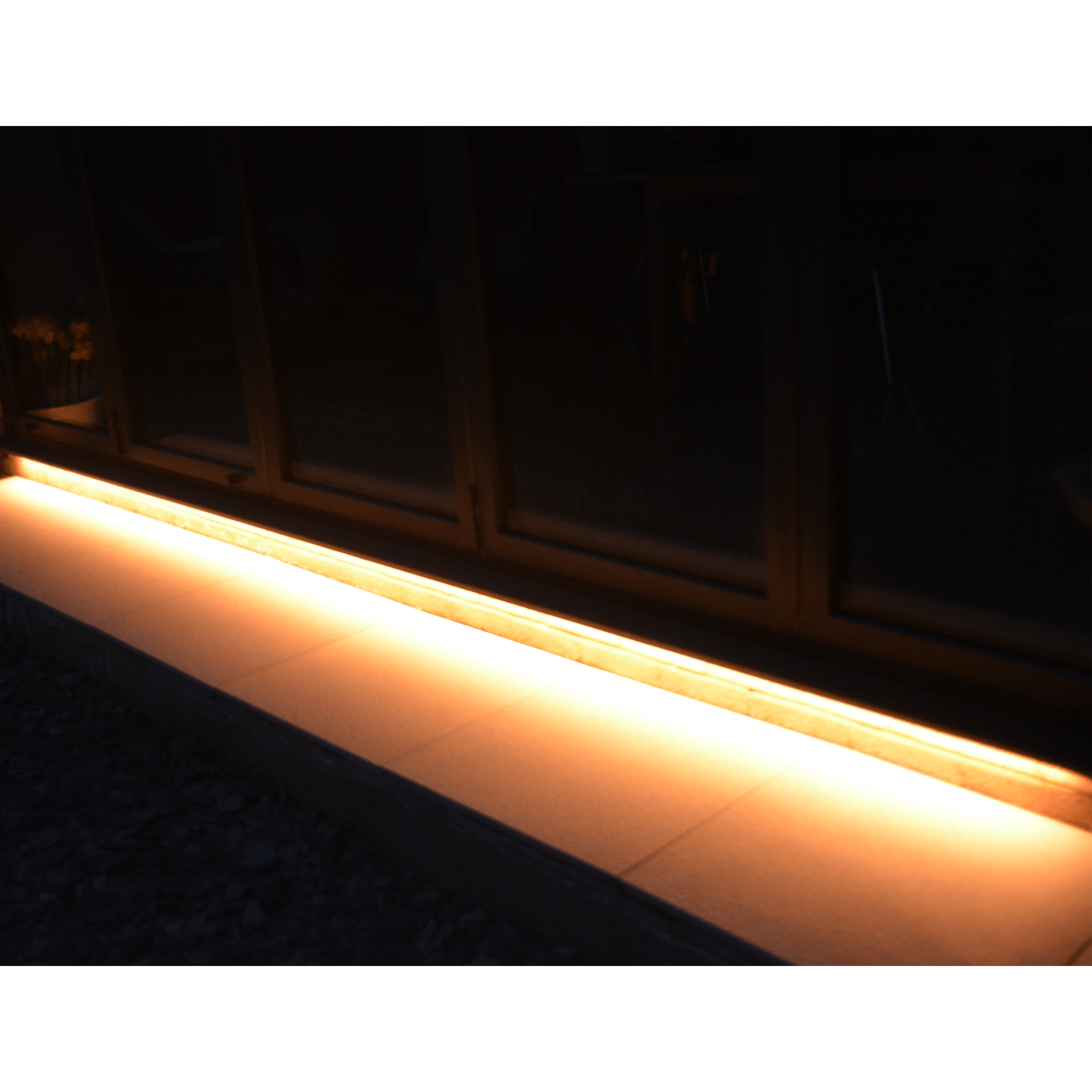 Plug and Play 4m Warm White LED strip with 60w IP66 Transformer - The Outside Lighting Specialists