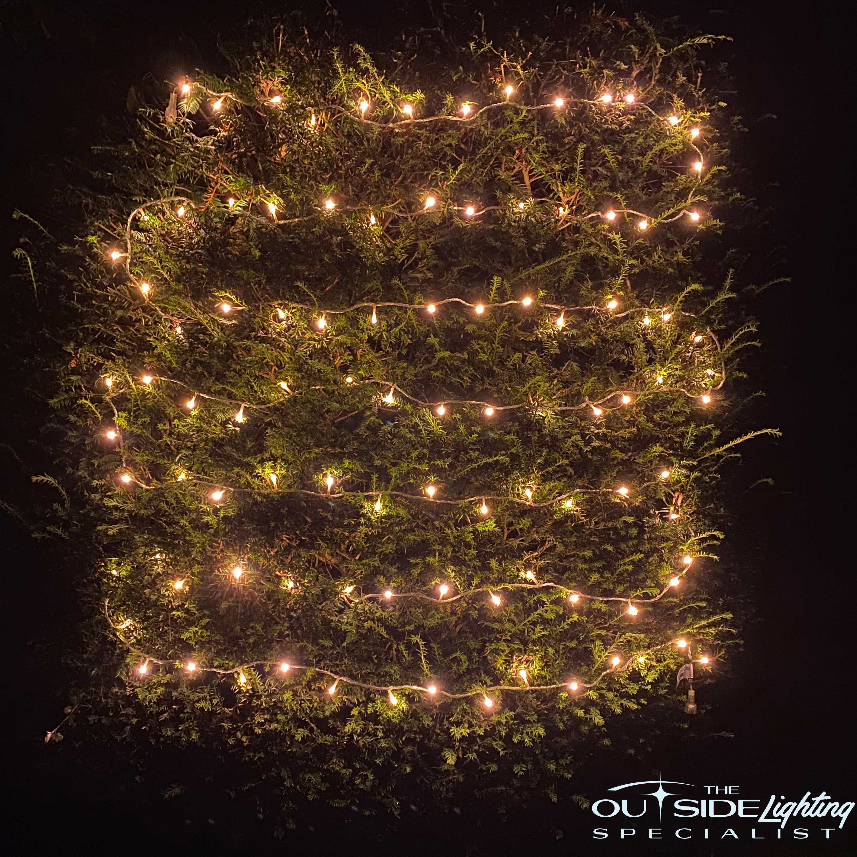 Connectable 10m Dual colour LED Christmas string lights - The Outside Lighting Specialists