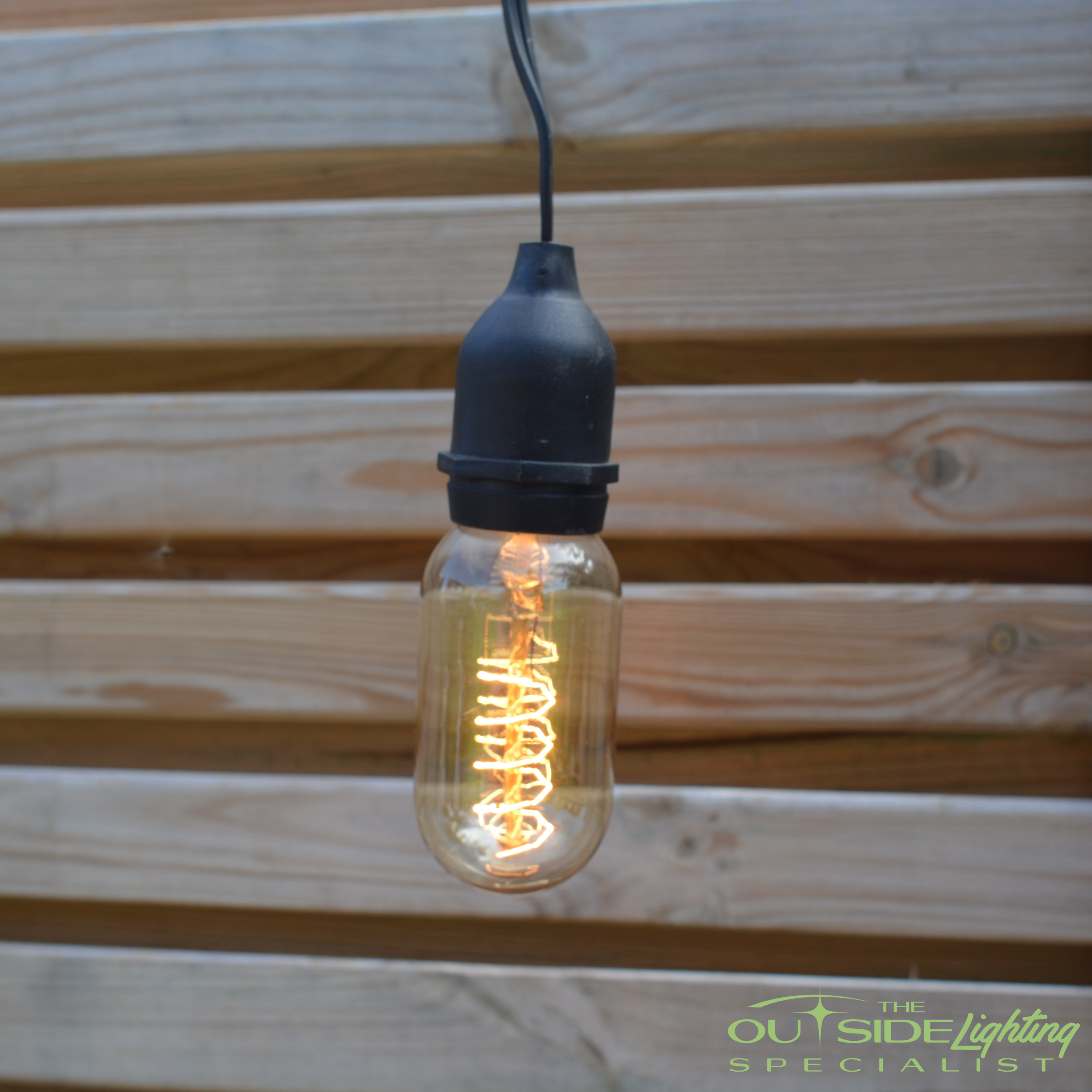 Filament Bulbs T45 25w for String Lights - Set of 10 - The Outside Lighting Specialists
