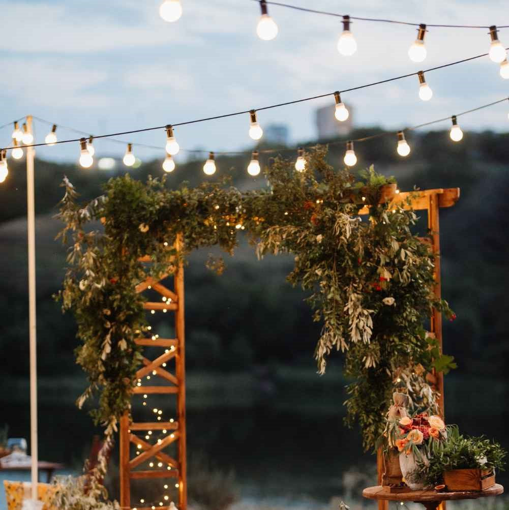Outdoor Wedding Lights
