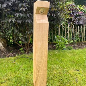 NEW - 240v Oak bollard - The Outside Lighting Specialists
