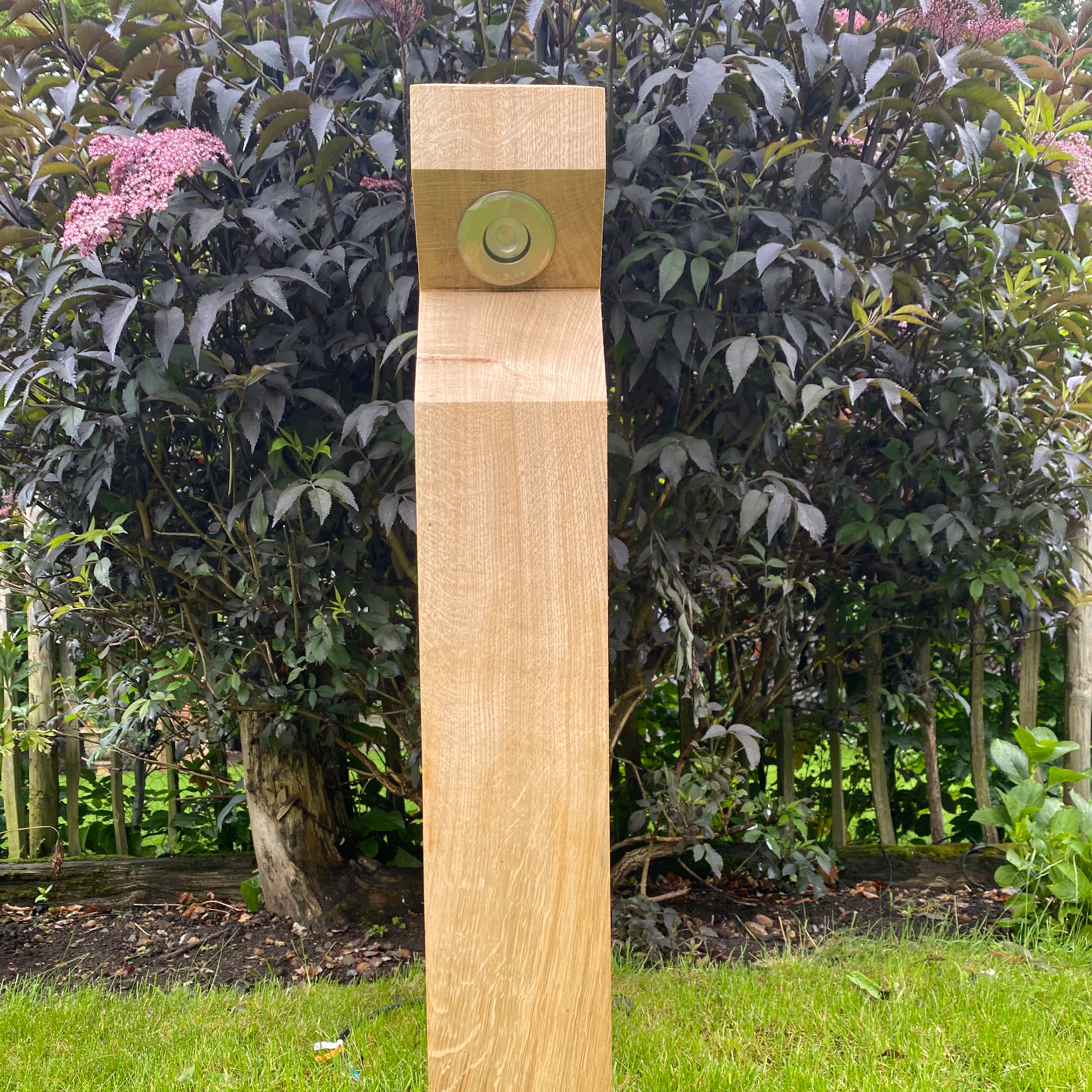 NEW - 240v Oak bollard - The Outside Lighting Specialists