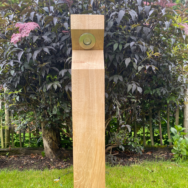 NEW - 240v Oak bollard - The Outside Lighting Specialists