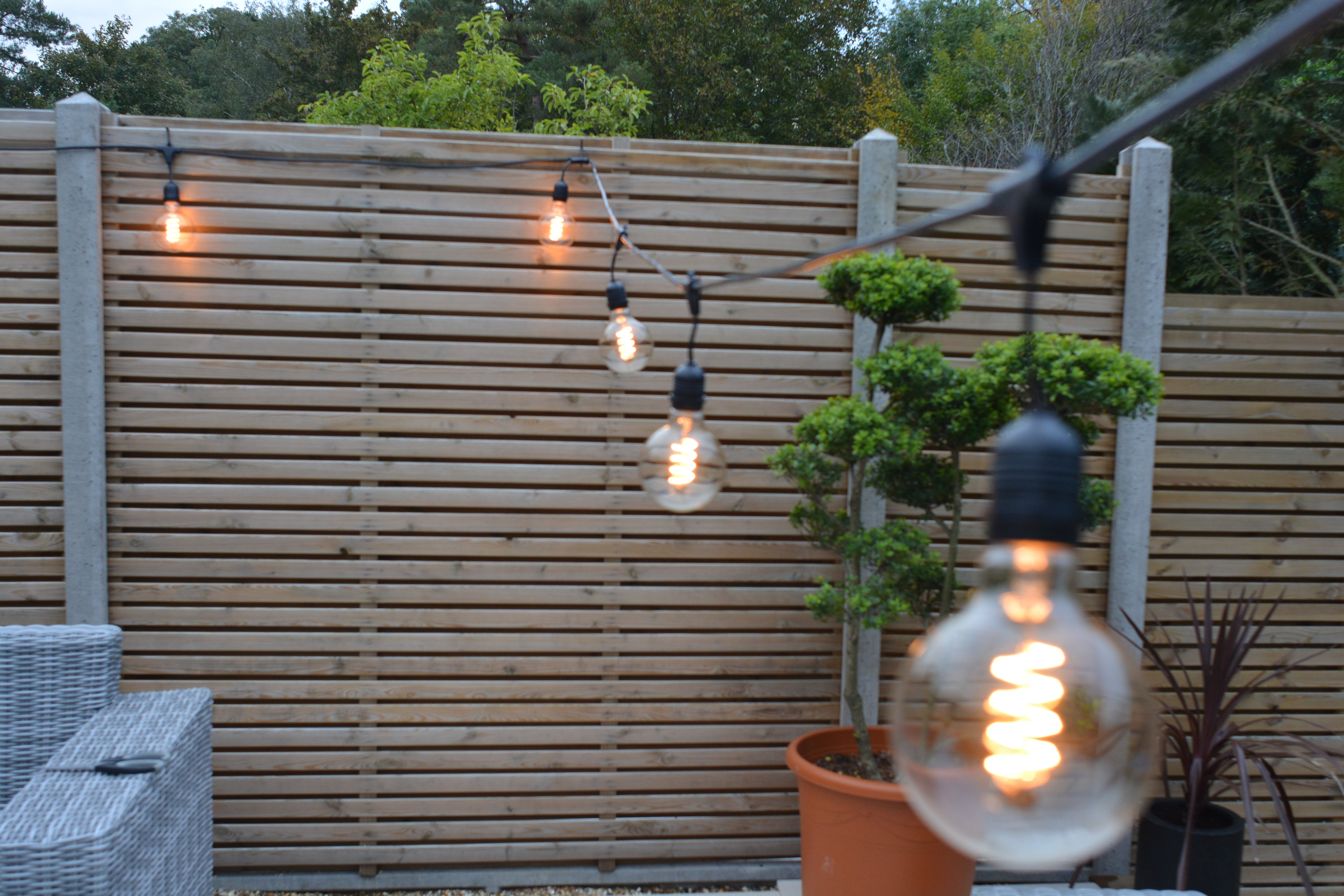 Marino Festoon with G80 Retro LED  String Lights - The Outside Lighting Specialists