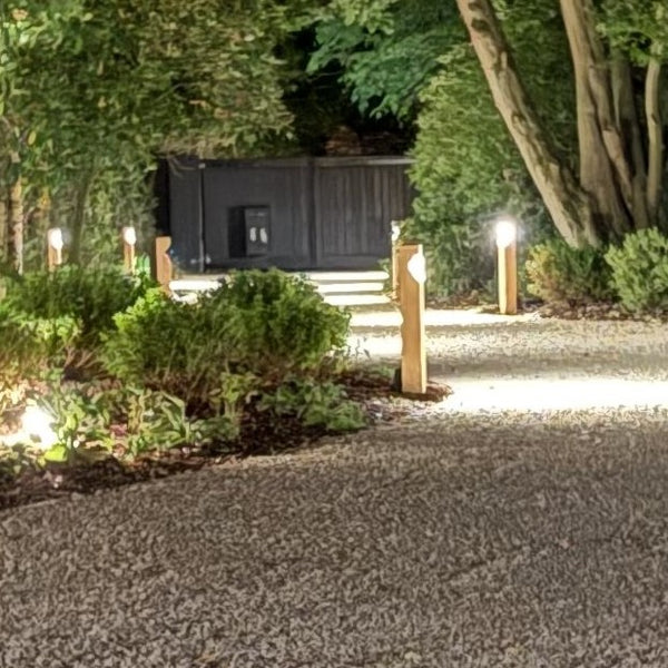 Large - 230v Oak bollard- Suitable for Coastal Environments