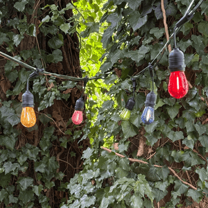 Azur Connectable Outdoor  Cable with 15 colour LED bulbs per 10m