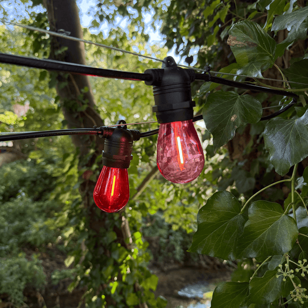 Azur Connectable Outdoor  Cable with 15 colour LED bulbs per 10m