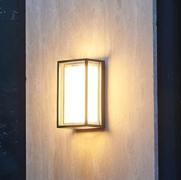 Glass Cased LED Wall Light - The Outside Lighting Specialists