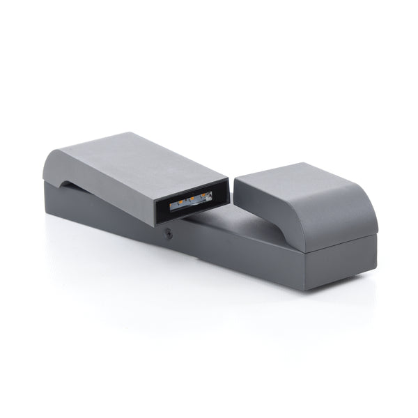 Contemporary Twisted LED Wall Light - The Outside Lighting Specialists