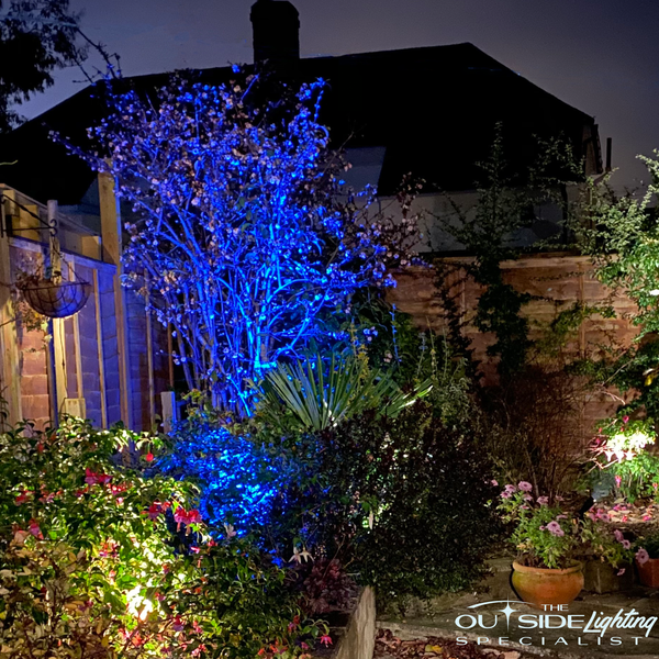 1w Recessed Blue In ground LED light - The Outside Lighting Specialists