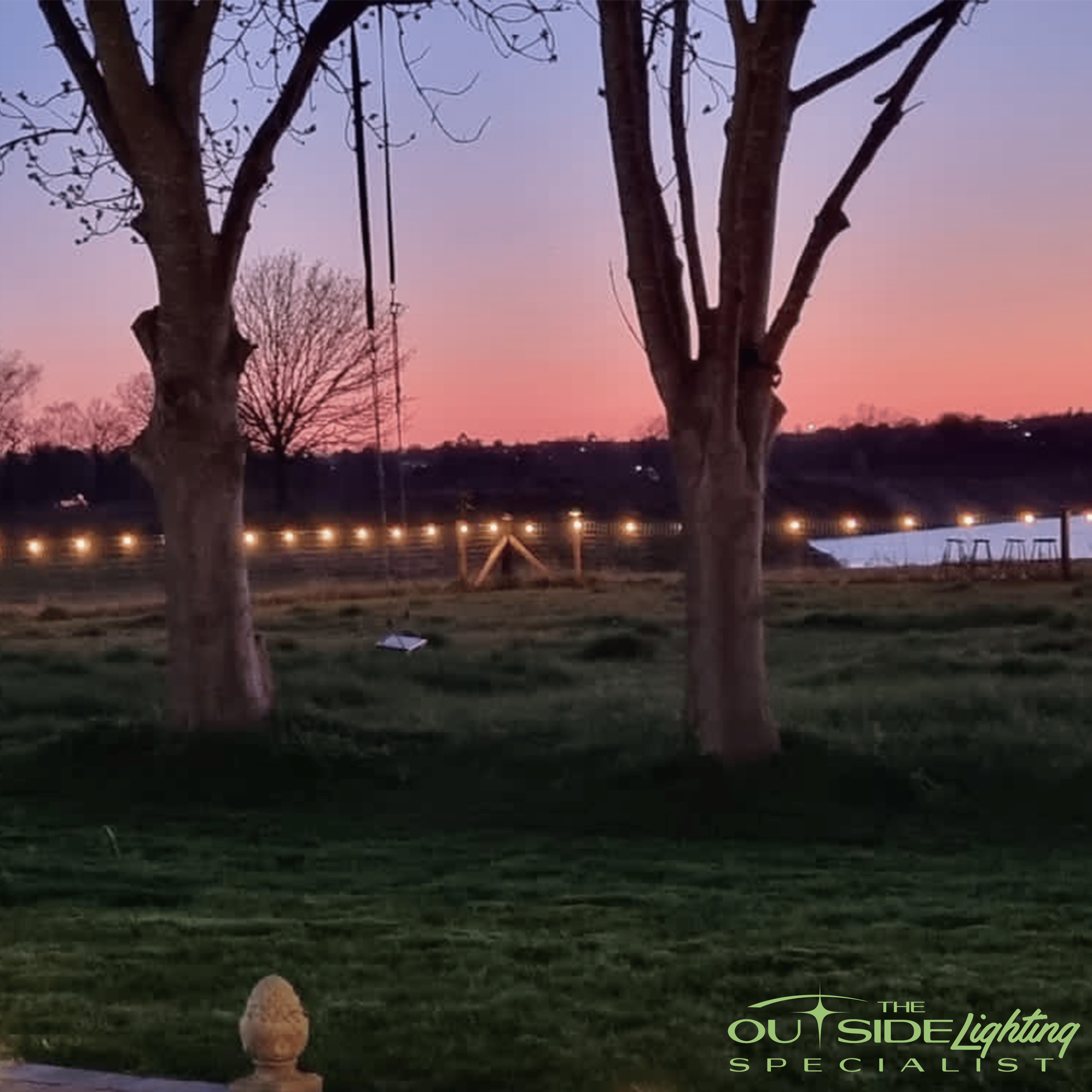 Connectable Outdoor Fixed Cable String Lights with 10  LED bulbs - The Outside Lighting Specialists