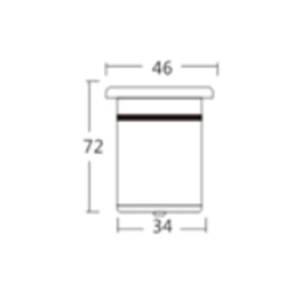 3w warm white in ground LED light - The Outside Lighting Specialists