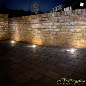 Recessed 3 way 3w in ground LED light - The Outside Lighting Specialist Ltd