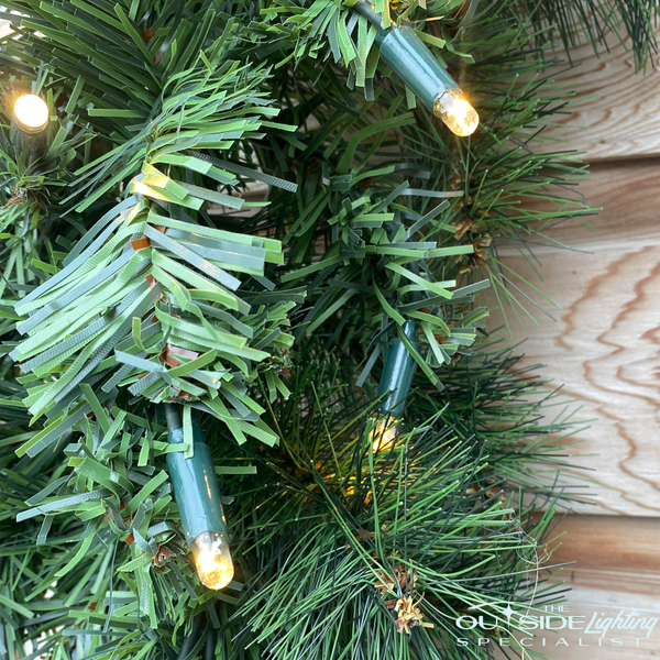 Stunning Outdoor Christmas Garlands - - The Outside Lighting Specialists