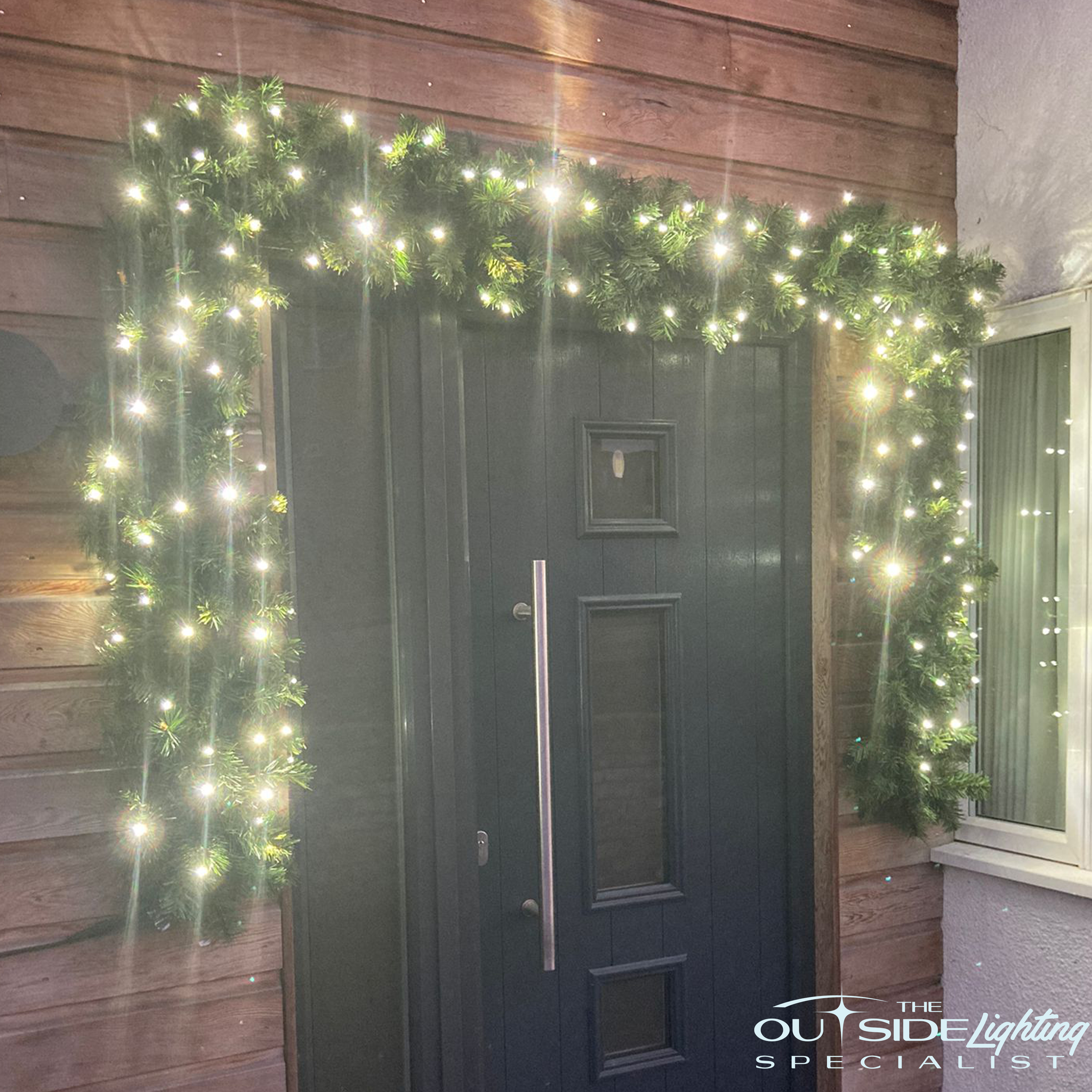 Stunning Outdoor Christmas Garlands - - The Outside Lighting Specialists