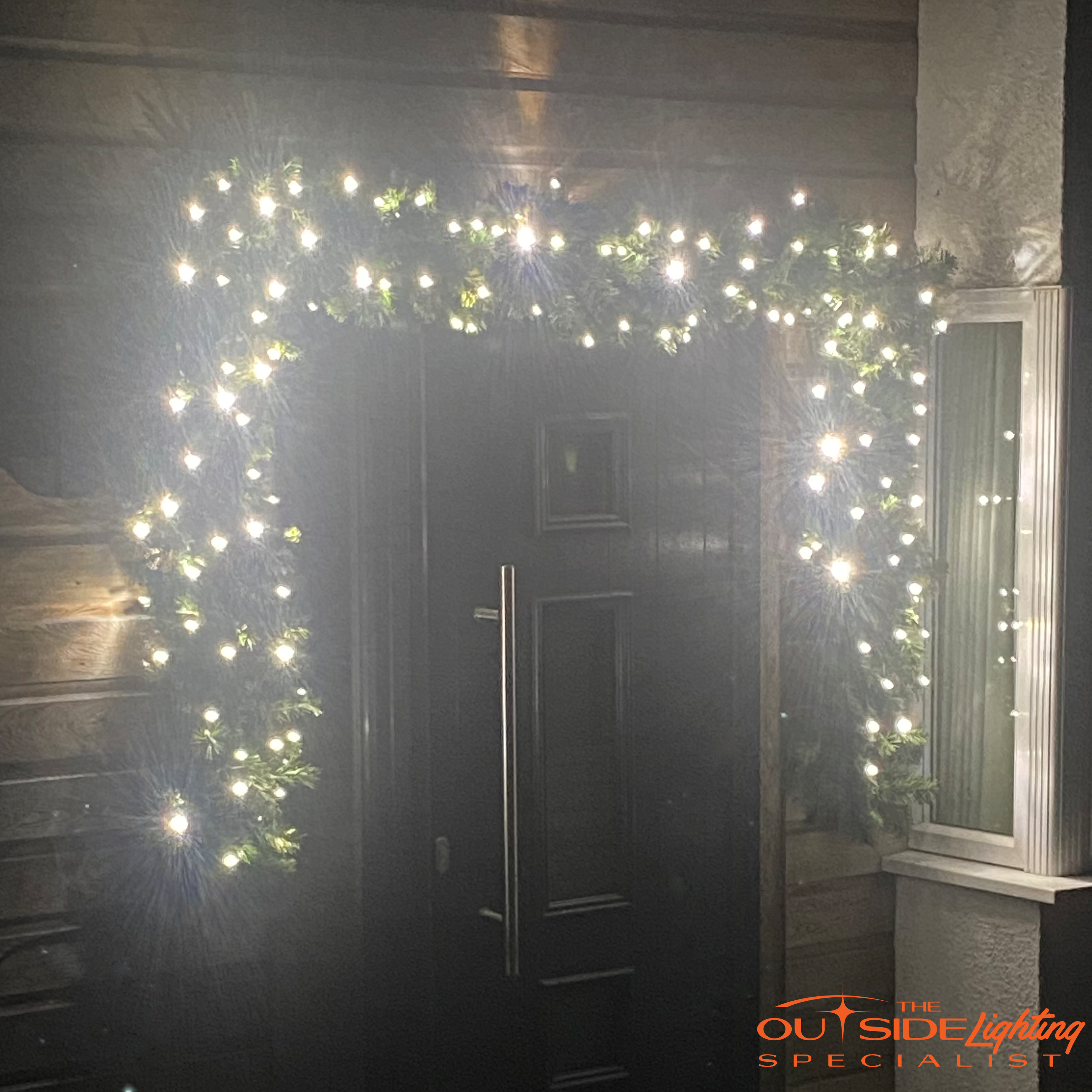 Stunning Outdoor Christmas Garlands - - The Outside Lighting Specialists