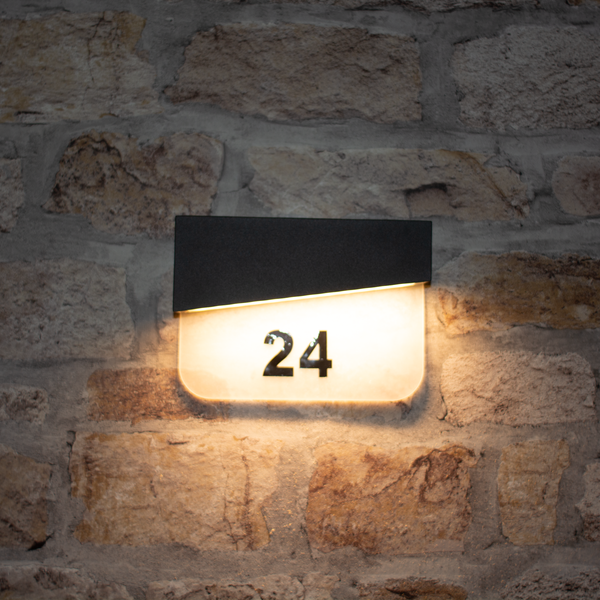 Exclusive LED House Number Wall Light - The Outside Lighting Specialists