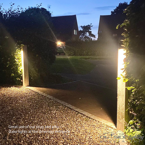3w Black LED Garden Stake Light - The Outside Lighting Specialists