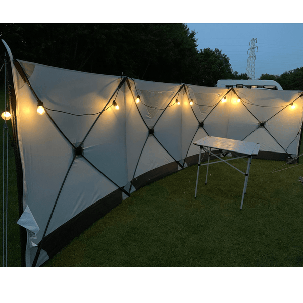 11m LED Solar Festoon lights - The Outside Lighting Specialists
