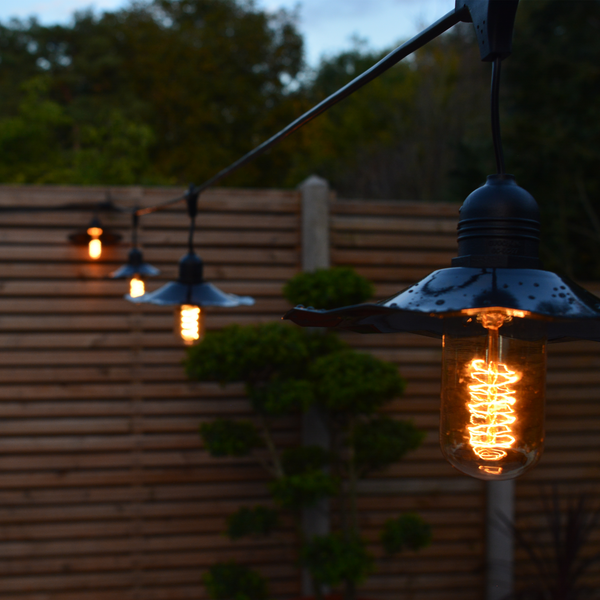 Set of 10 Umbrella Hood Accessory String Lights - The Outside Lighting Specialists
