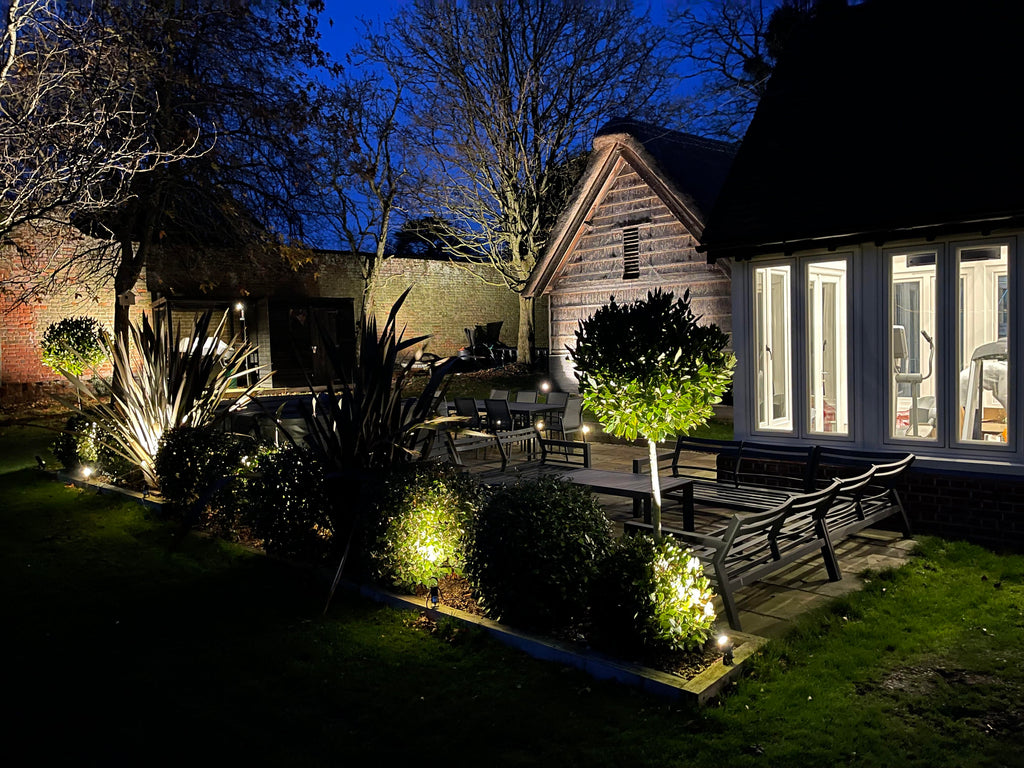 Cottage shop outside lights